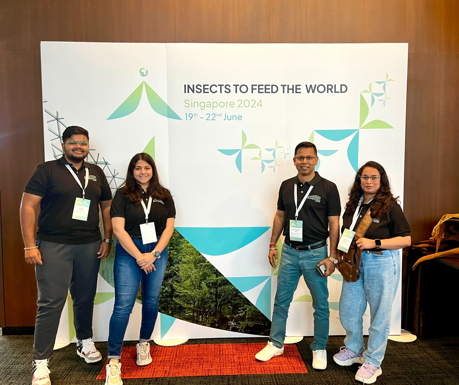 Represented innovations in sustainable technology at Insects to feed the world conference in Singapore