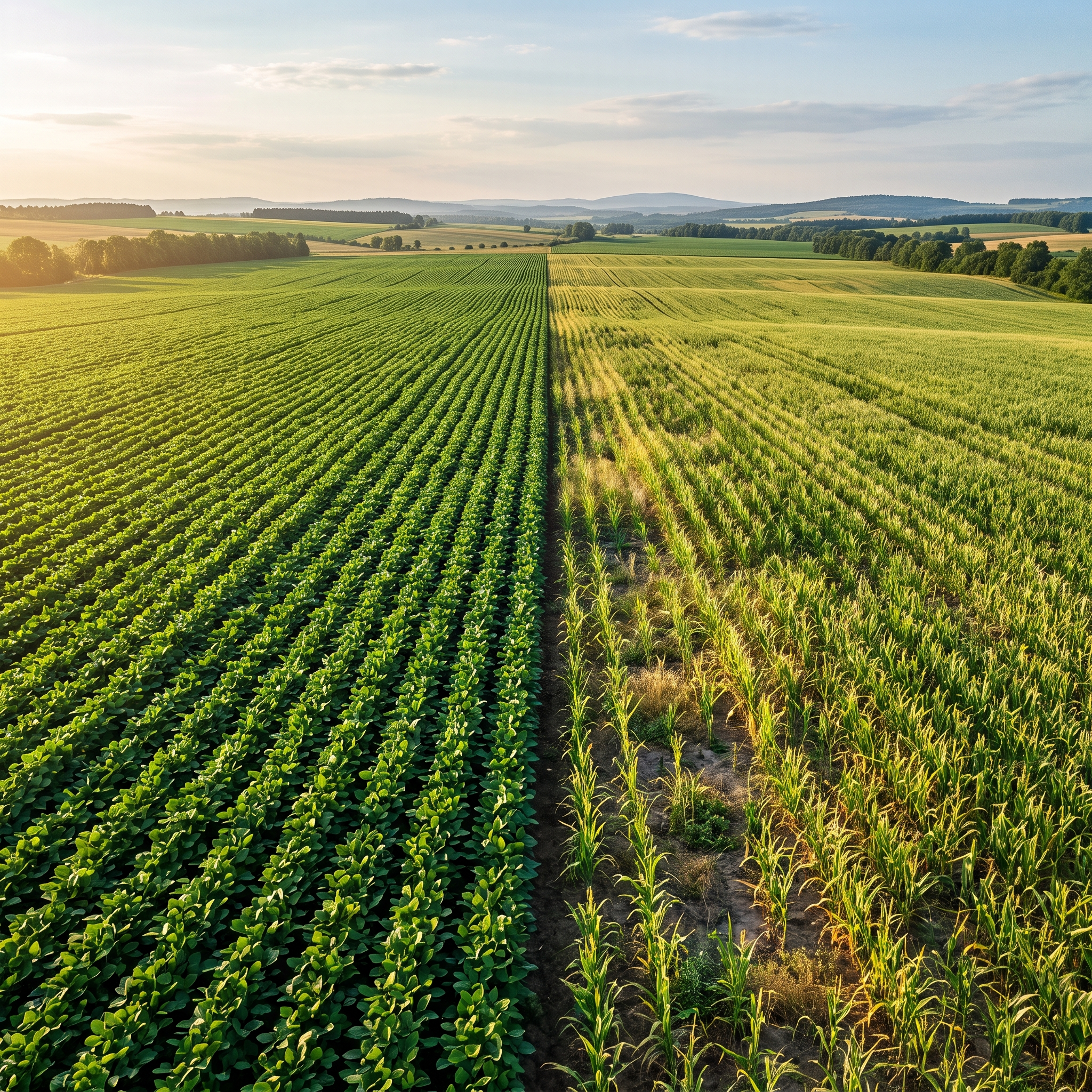 Regenerative Farming Comparison Photo